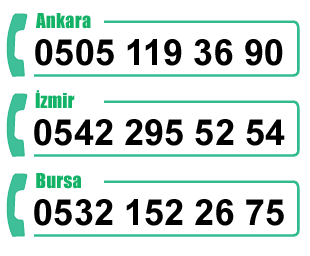 Ankara, İzmir ve Bursa